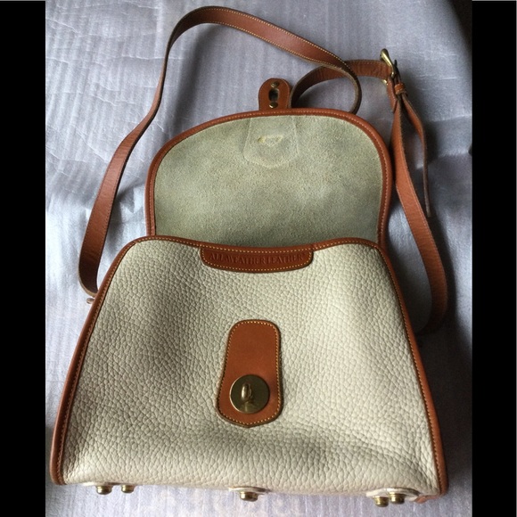 Dooney & Bourke AWL Shoulder Crossbody Vanilla/British Tan - Picture 9 of 16
